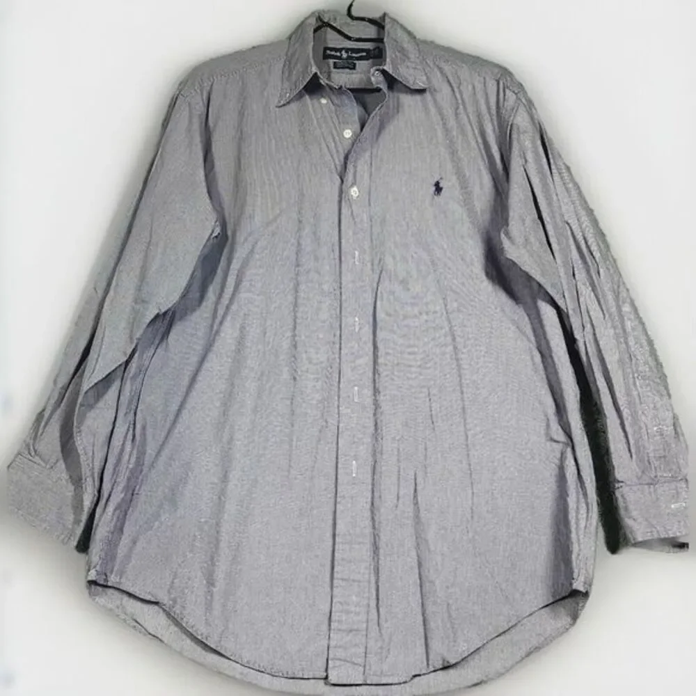 Polo Ralph Lauren Shirt Men 15.5‎ 32/33 Gingham Button Down Yarmouth